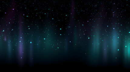 Obraz premium Digital dark green glitter starry sky abstract graphic poster background