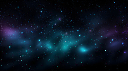 Digital dark green glitter starry sky abstract graphic poster background