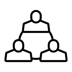 Connection Vector Line Icon Design