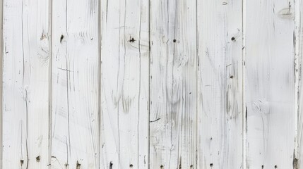 White Wooden Planks Background, Generative AI