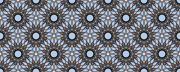 Vector seamless pattern with bright ethnic pattern. For printing, packaging, textiles