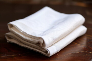 stack of white towels