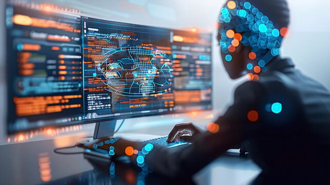 Digital transformation in the workplace with AI-powered productivity tools and remote work solutions