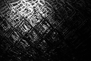 mesh metallic abstraction