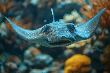 Stingray fish underwater