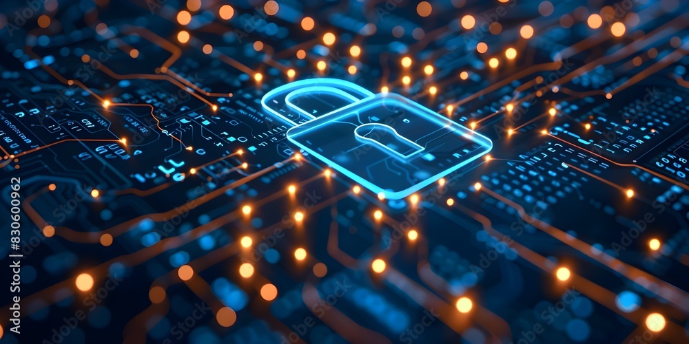 Poster secure digital communication and networking practices for protecting business technology and informa