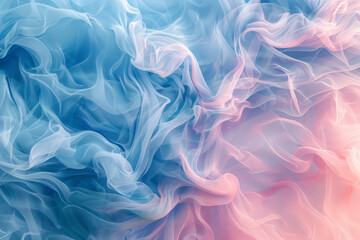 Obraz premium Flowing Abstract Watercolor Pattern in Soft Pastel Colors