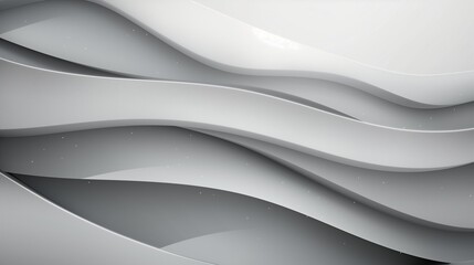 Obraz premium Elegant presentation background with grey and white layers, featuring a subtle shine for business and seminar designs.