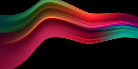 colorful waves abstract background. eps 10