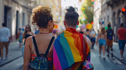 lgbtq people in streets.
