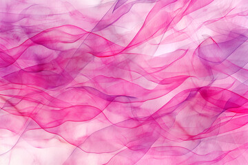 illustration of abstract pink watercolor waves background	
