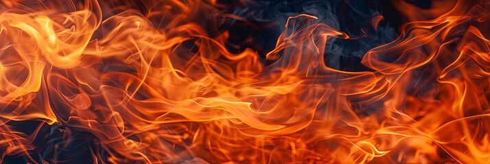 Untamed Beauty of Fiery Waves