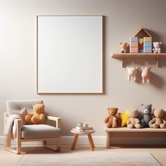 Children reading books in a bright living room interior