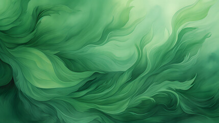 Obraz premium Digital nature acrylic paint poster web background