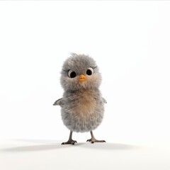 Chicken isolated on a white background