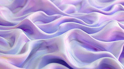 Obraz premium Serene Pastel Waves Abstract Fabric Background