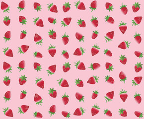 A sweet strawberry pattern.