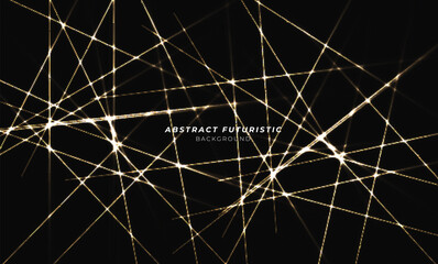 Digital Light Background creative of space design and futuristic geometric perspective design. Abstract futuristic and tech background, Abstract art wallpaper. Vector illustration.