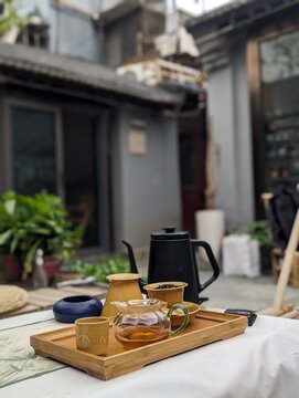 Chinese gong fu tea session
