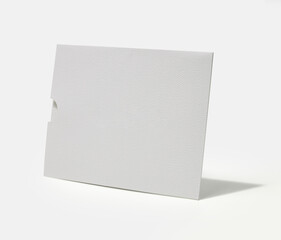 Blank Gift card invite sleeve with tab