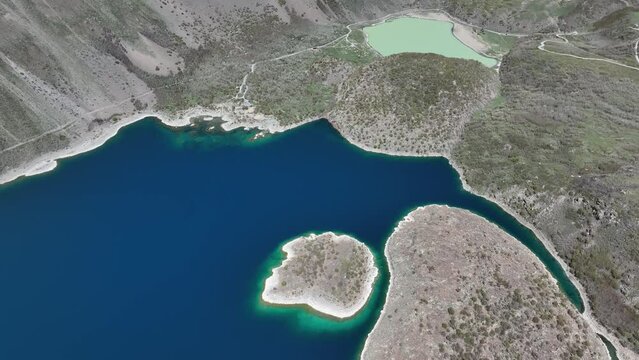 Nemrut Lake is the second largest crater lake in the world and the largest in Turkey.