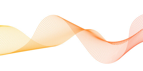 Glowing waveform frequency futuristic energy sound waves technology concept background. Abstract background wave line in vector business texture. Pattern line blend curve flow futuristic background. © MOHART PARK