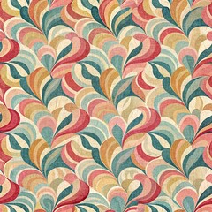 Abstract pastel fabric seamless pattern