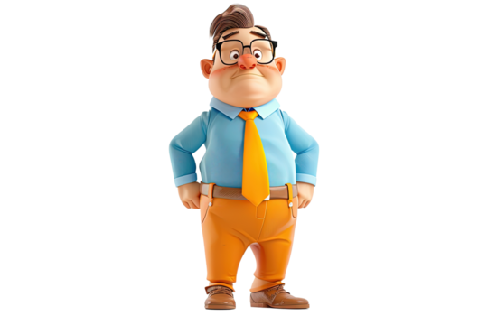 The Evolution of Animated Characters: From Sketch to Screen Isolated on Transparent Background