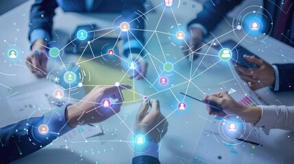 Employees Utilizing Collaborative Software Tools 