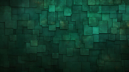 Digital retro dark green textured graphics poster background
