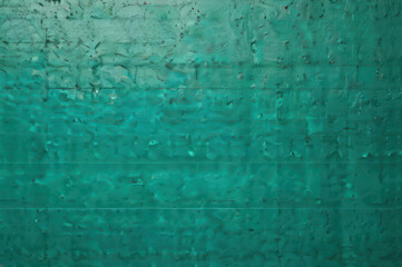 green blue painted wall
