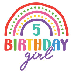 birthday girl 5 years