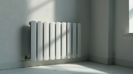 Obraz premium Modern radiator at home