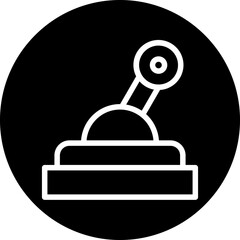 Vector Design Control Lever Icon Style