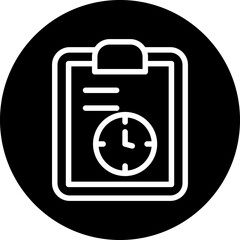 Vector Design Tasks Schedule Icon Style
