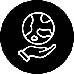 Fototapeta premium Vector Design Earth Day Icon Style