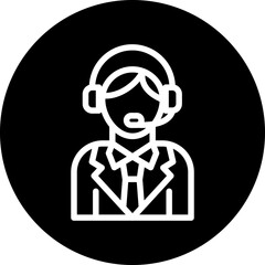 Vector Design Customer Service Icon Style