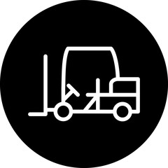Vector Design Forklift Icon Style