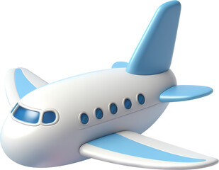 3d illustration airplane