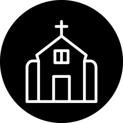 Vector Design Church Icon Style