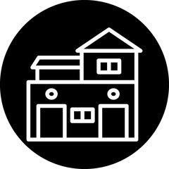 Vector Design Villa Icon Style