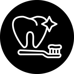 Vector Design Clean Tooth Icon Style