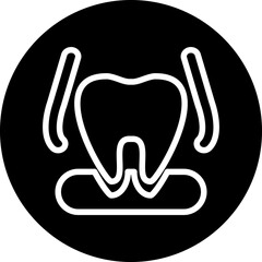 Vector Design Tooth Extraction Icon Style