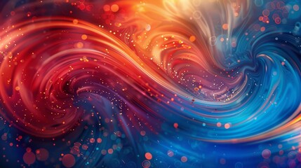 Energetic Friendship Day background with electric blue and fiery red shades glowing pulses liquid splashes subtle bokeh effects festive mood background