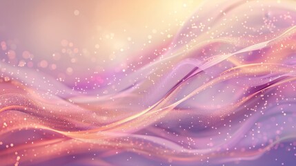 Elegant design with lavender and peach gradients shimmering light trails liquid textures subtle bokeh effects reflecting supportive essence of friendship background
