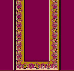 Digital textile flower design with beautiful background