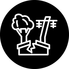 Vector Design Natural Disaster Icon Style