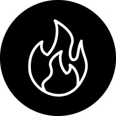 Vector Design Fire Icon Style