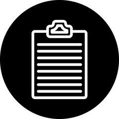 Vector Design Clipboard Icon Style