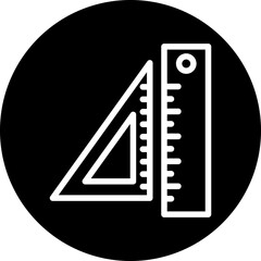 Vector Design Ruler Icon Style